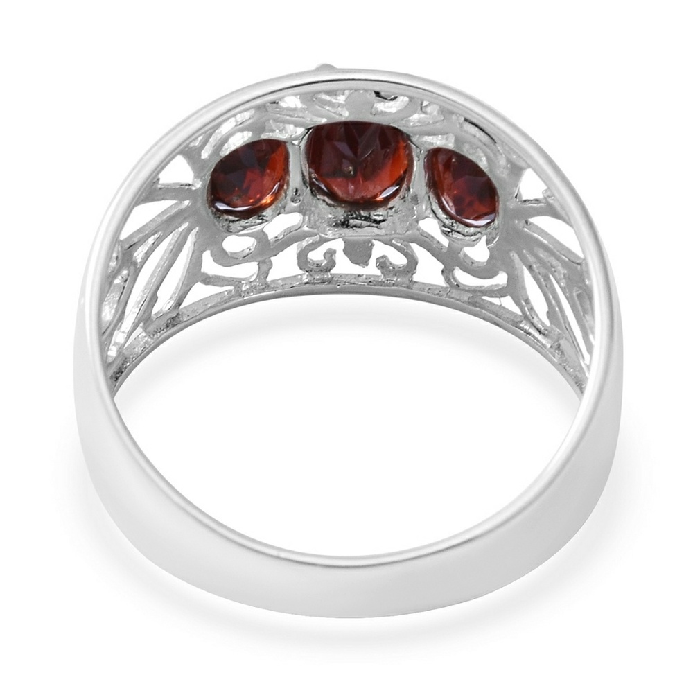 🌸NWT-GENUINE GARNET STERLING SILVER RING - Picture 4 of 7